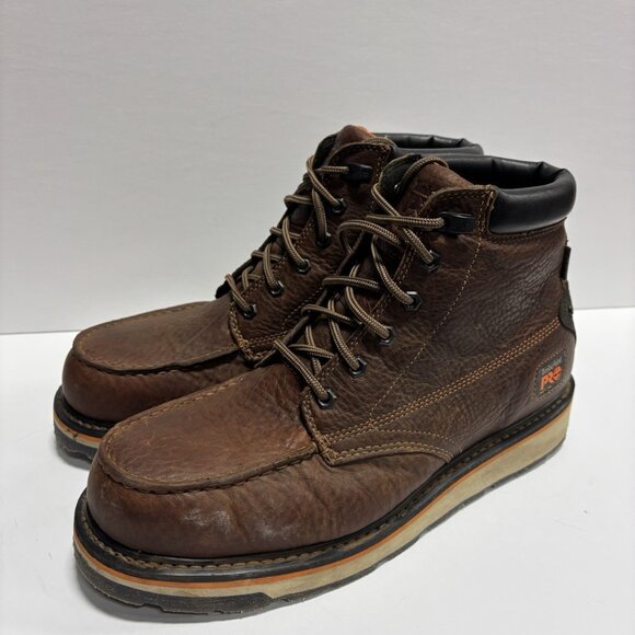 Timberland Pro Men’s Gridworks 6” Soft Toe Work Boots Brown, Size 12 M - Picture 5 of 7
